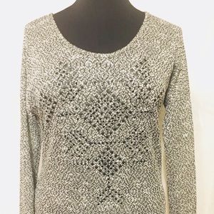 Charlotte Russe Studded pullover top. Size Small